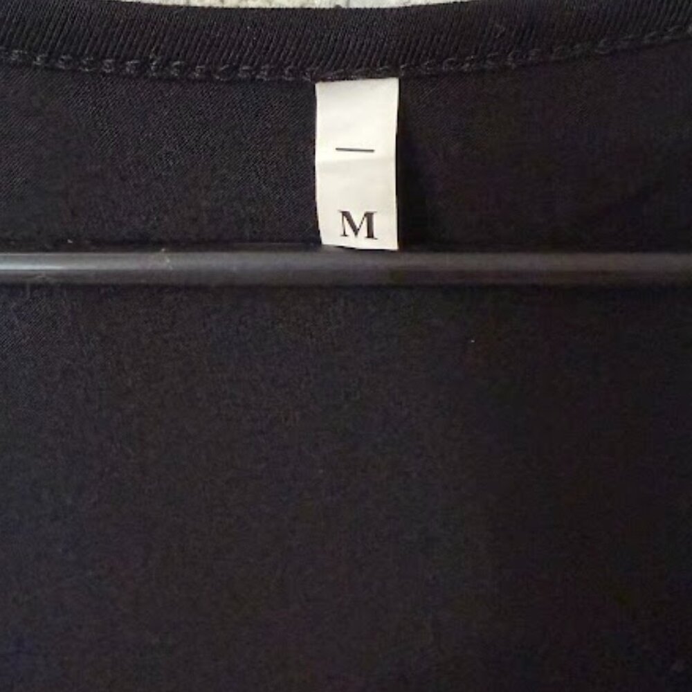 Elegant Black Sleeveless Midi Dress Pleated Waist Minimalist Women Size M New - Picture 6 of 9